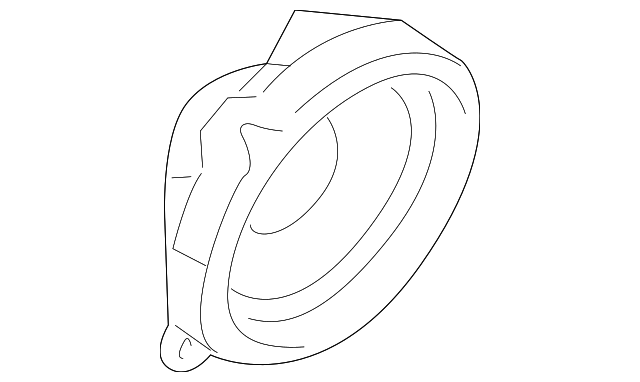 C2D2678 Деталь FRONT DR SPEAKER, LEFT