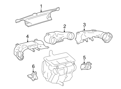 BODY/DUCTS for 2003 Toyota Celica #1