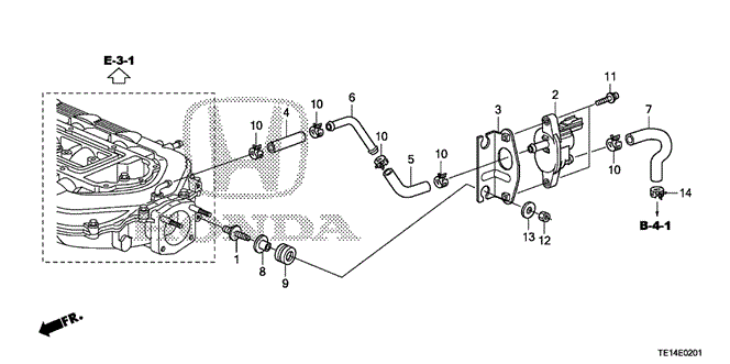 ENGINE/TUBING (V6) for 2012 Honda ACCORD COUPE #1