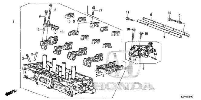 ENGINE/CYLINDER HEAD (L4) for 2013 Honda ACCORD SEDAN #1