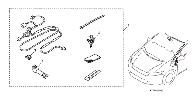 Auto Day & Night Mirror (Attachment) for 2012 Honda Civic #0