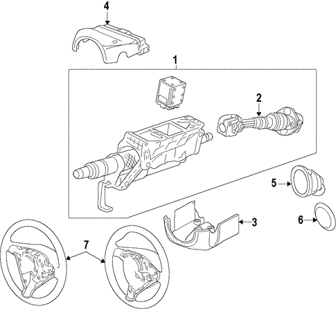 Steering Column for 2008 Porsche Boxster #0