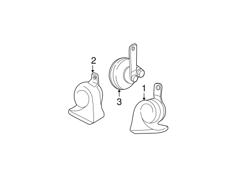 ELECTRICAL/HORN for 2006 Toyota Solara #1