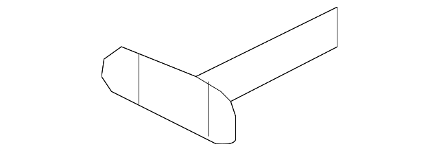 C2P5642 Деталь INNER RAIL REINFORCEMENT, RIGHT