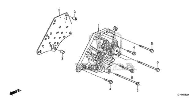 AT Manual Valve Body (6AT) for 2017 Honda Pilot #0
