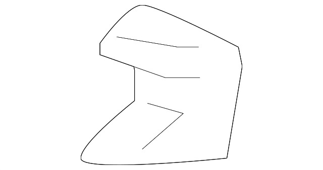 15815595 Деталь REAR ROOF PNL INSULATOR
