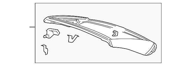 10364416 Деталь REAR ROOF PNL