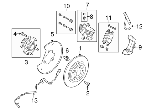 Brakes/Rear Brakes for 2013 Ford Taurus #2