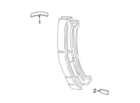 Exterior Trim - Cab for 2000 Ford Ranger #0