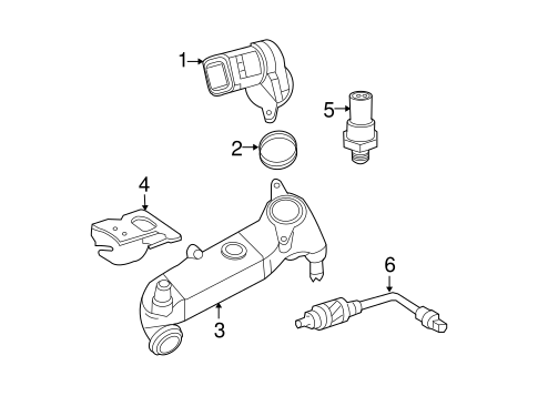 Emission Components for 2006 Mercedes-Benz E 320 #0