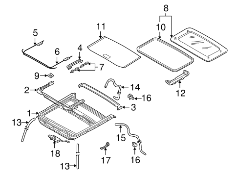 Sunroof for 2003 Infiniti I35 #0