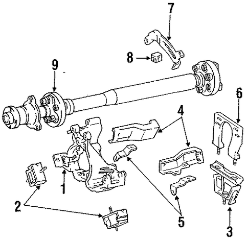ENGINE/ENGINE PARTS for 1997 Toyota Previa #3