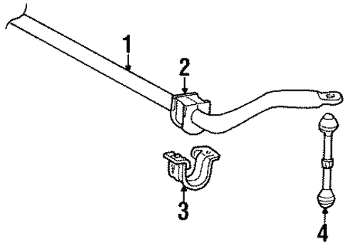 Front Suspension/Stabilizer Bar & Components for 1997 Ford Ranger #2