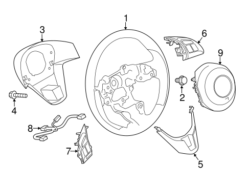 Steering Wheel & Trim for 2016 Mazda CX-5 #0
