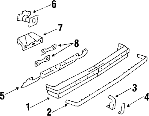 Omega REAR BUMPER
