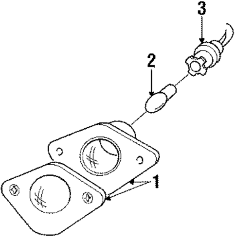 Mustang LICENSE LAMPS