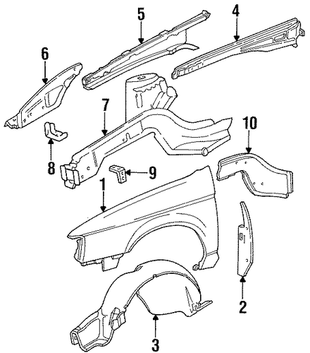 Sable FENDER & COMPONENTS