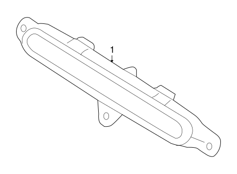 Electrical/High Mounted Stop Lamp for 2013 Ford Mustang #1