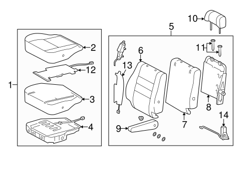 ELECTRICAL/HEATED SEATS for 2004 Toyota Tundra #1