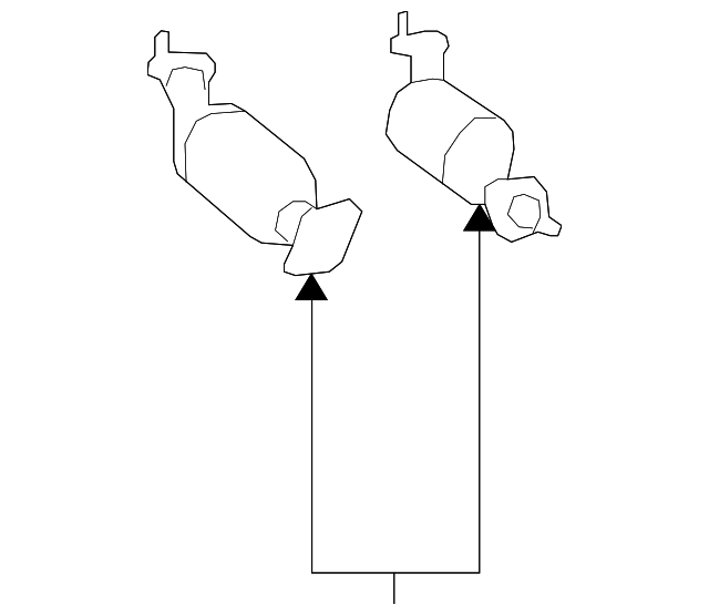 92216632 Деталь CONVERTER & PIPE, LEFT