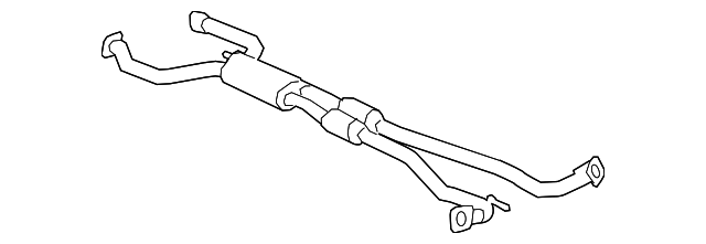 92207804 Деталь CENTER MUFFLER