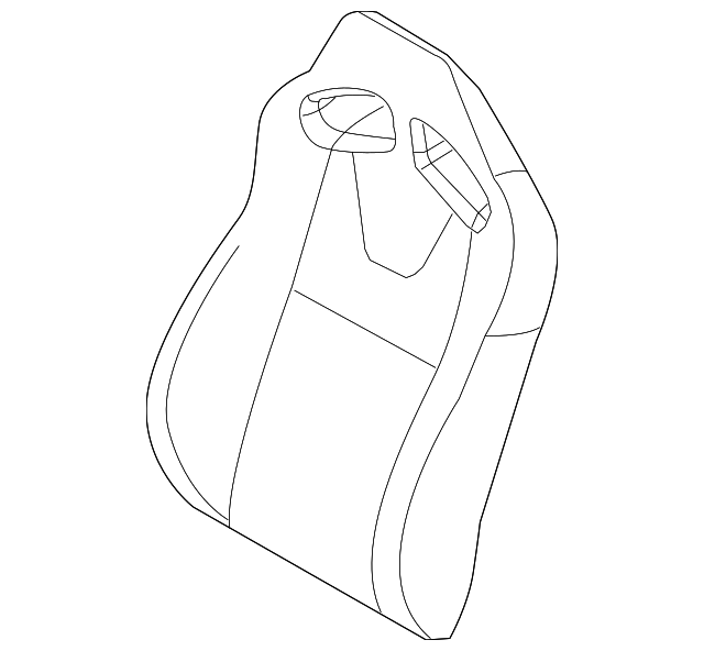 DR3Z-6364416-CA Деталь SEAT BACK COVER, RIGHT