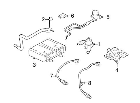 Emission System/EGR System for 2002 Ford Escape #1