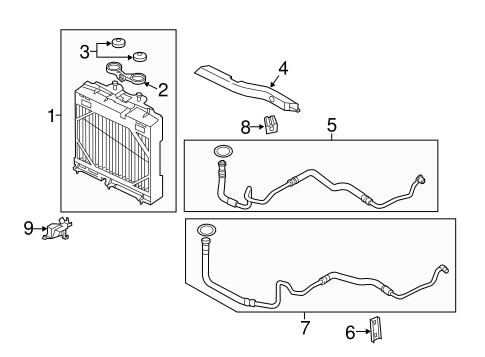 Oil Cooler for 2012 BMW 550i xDrive #0