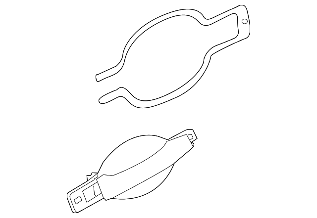 CXB500310CBK Деталь HANDLE, OUTSIDE, LEFT