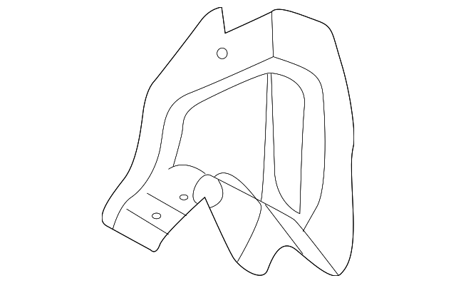 FQD500043 Деталь LOCK COVER, RIGHT