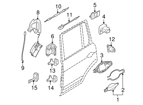 Range Rover LOCK & HARDWARE