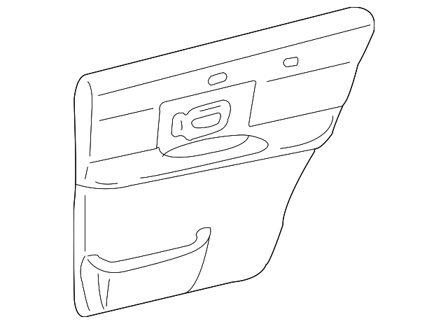 AW1Z-5427406-DA Деталь DOOR TRIM PANEL, RIGHT