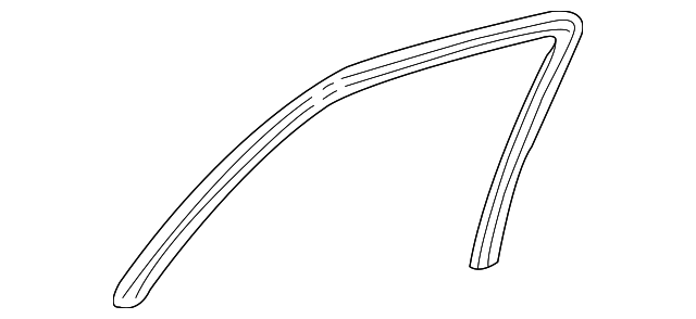 4W1Z-5425560-BA Деталь WINDOW TRIM, LEFT
