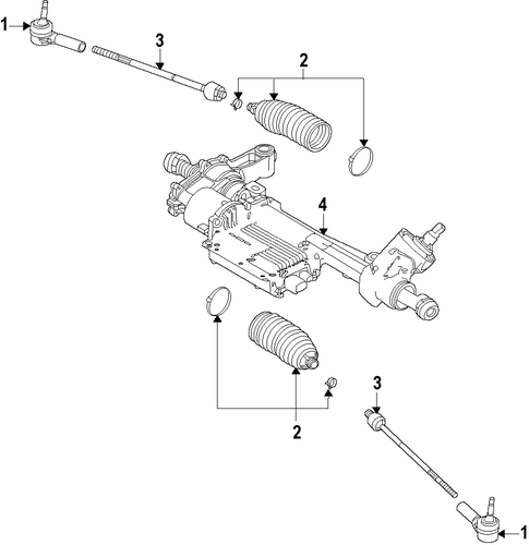 Mustang STEERING GEAR & LINKAGE 2