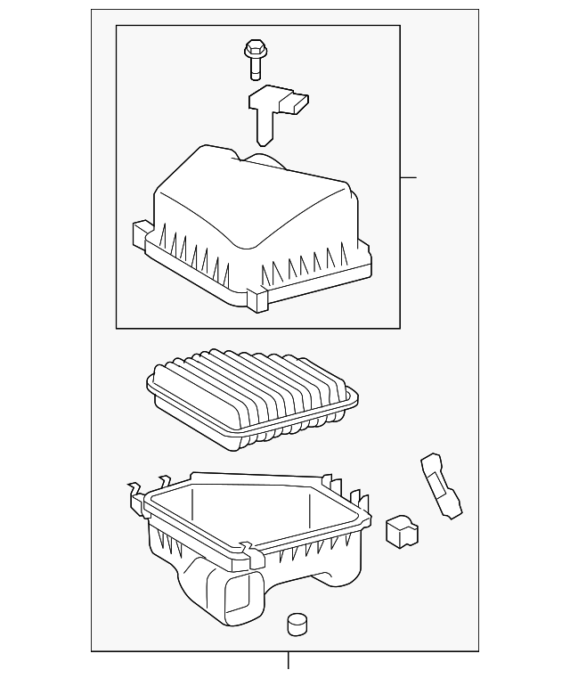 19204406 Деталь AIR CLEANER ASSY