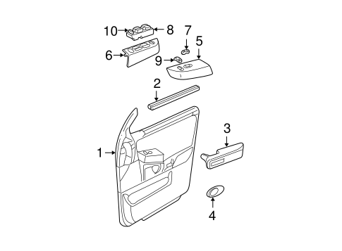 Electrical/Front Door for 2005 Ford Expedition #4