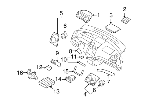 G3 INSTRUMENT PANEL COMPONENTS
