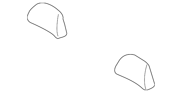 39806160 Деталь HEADREST COVER, LEFT