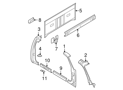 Body/Rocker for 2008 Ford F-250 Super Duty #1