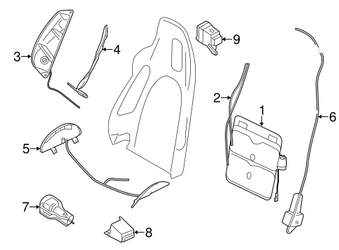 911 FRONT SEAT COMPONENTS 2