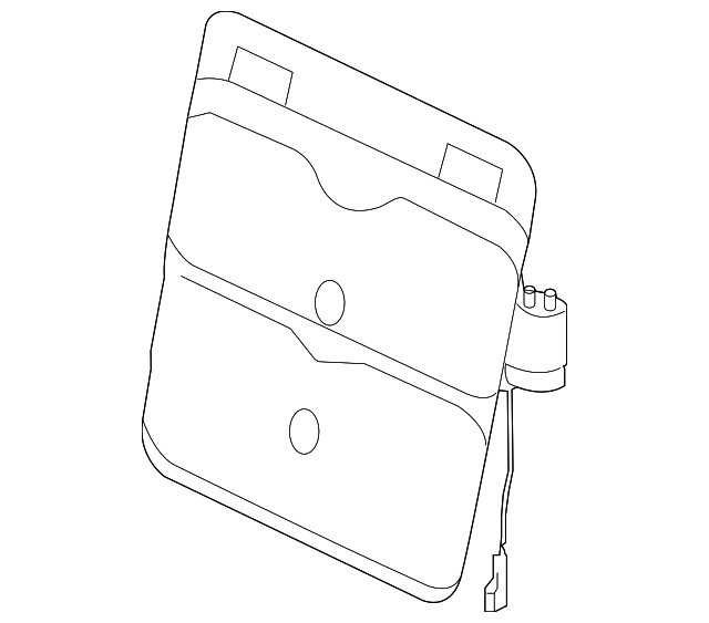 997-521-709-03 Деталь LUMBAR SUPPORT, LEFT