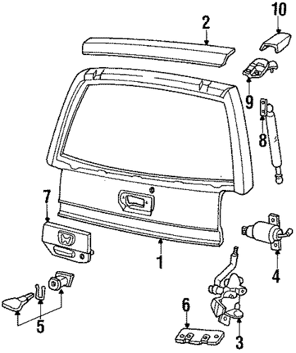 OEM Honda 83305-SB6-013 - Lock Striker OEM Honda 83305-SB6-013 - Lock Striker