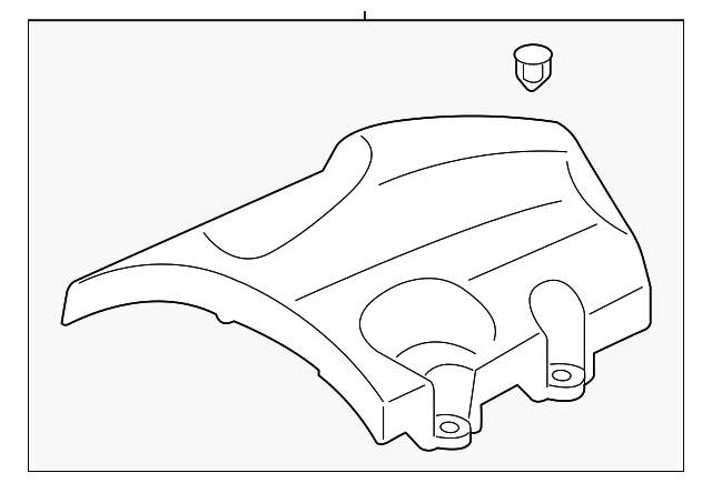 DK4Z-6A949-A Деталь ENGINE COVER