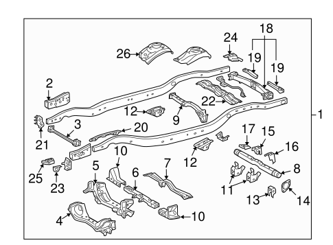 BODY/FRAME & COMPONENTS for 2010 Toyota Land Cruiser #1