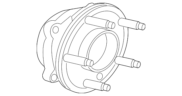 T2H2225 Деталь HUB & BEARING, LEFT