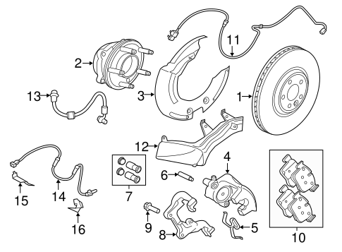 XF FRONT BRAKES