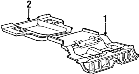 Taurus REAR FLOOR & RAILS