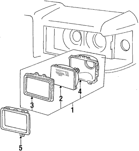 Colony Park HEADLAMP COMPONENTS