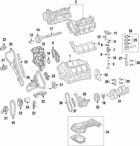 Engine for 2018 Mercedes-Benz GLC 43 AMG® #5
