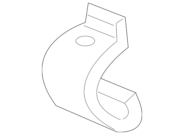 24468096 Деталь STABILIZER BAR BRACKET, LEFT